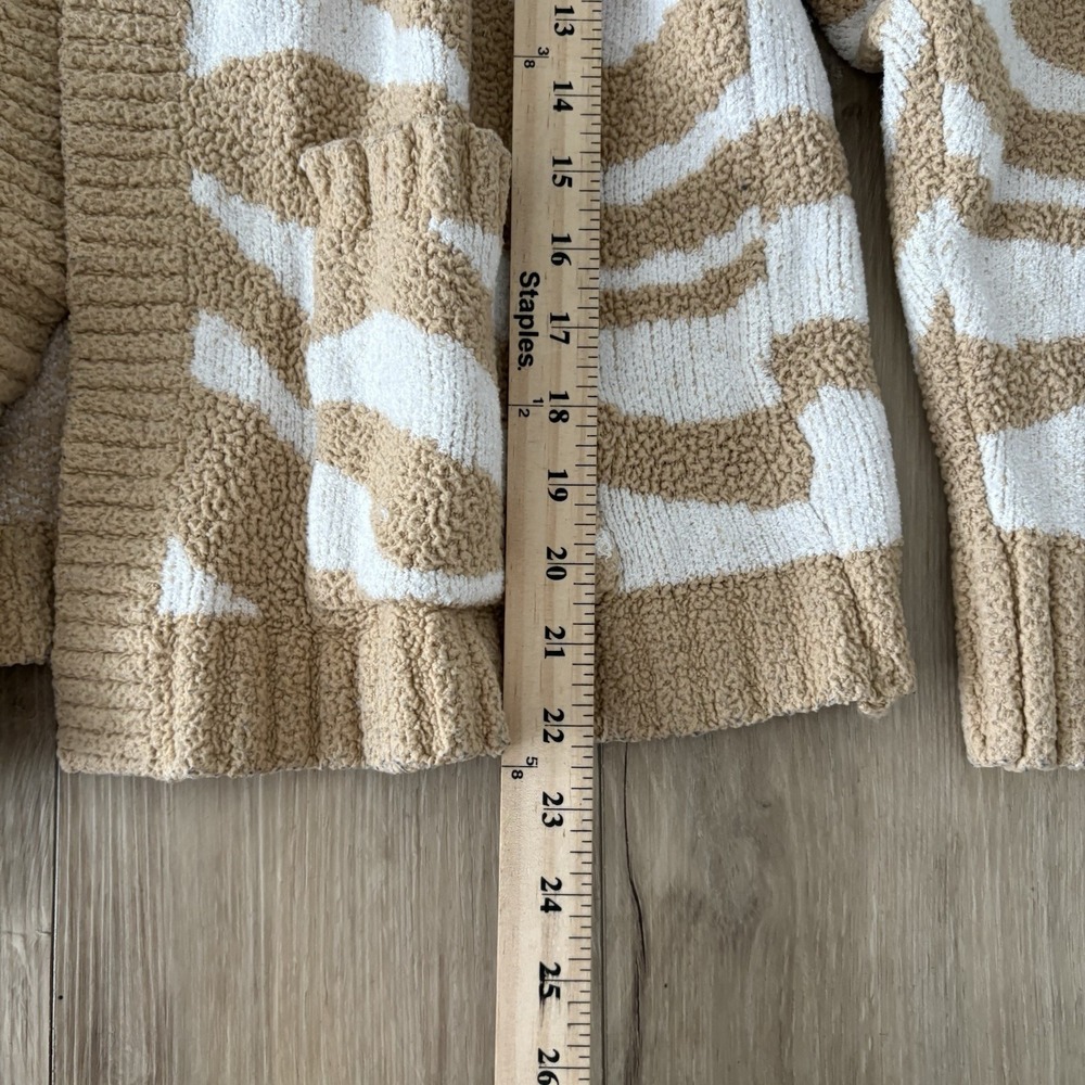 American Eagle Sweater Women's Taupe Cardigan Open Front Oversized Size Medium - Picture 4 of 7